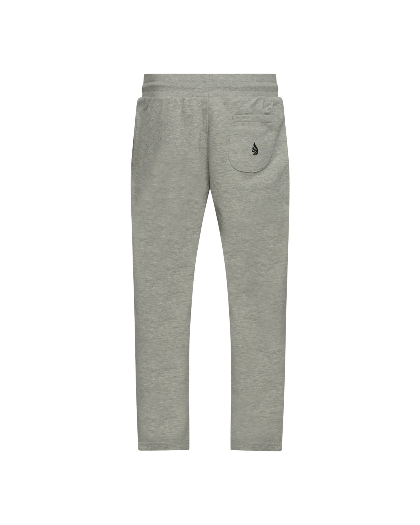 Jogginghose mit geradem Bein und kleinem gedruckten Logo aus Silikon