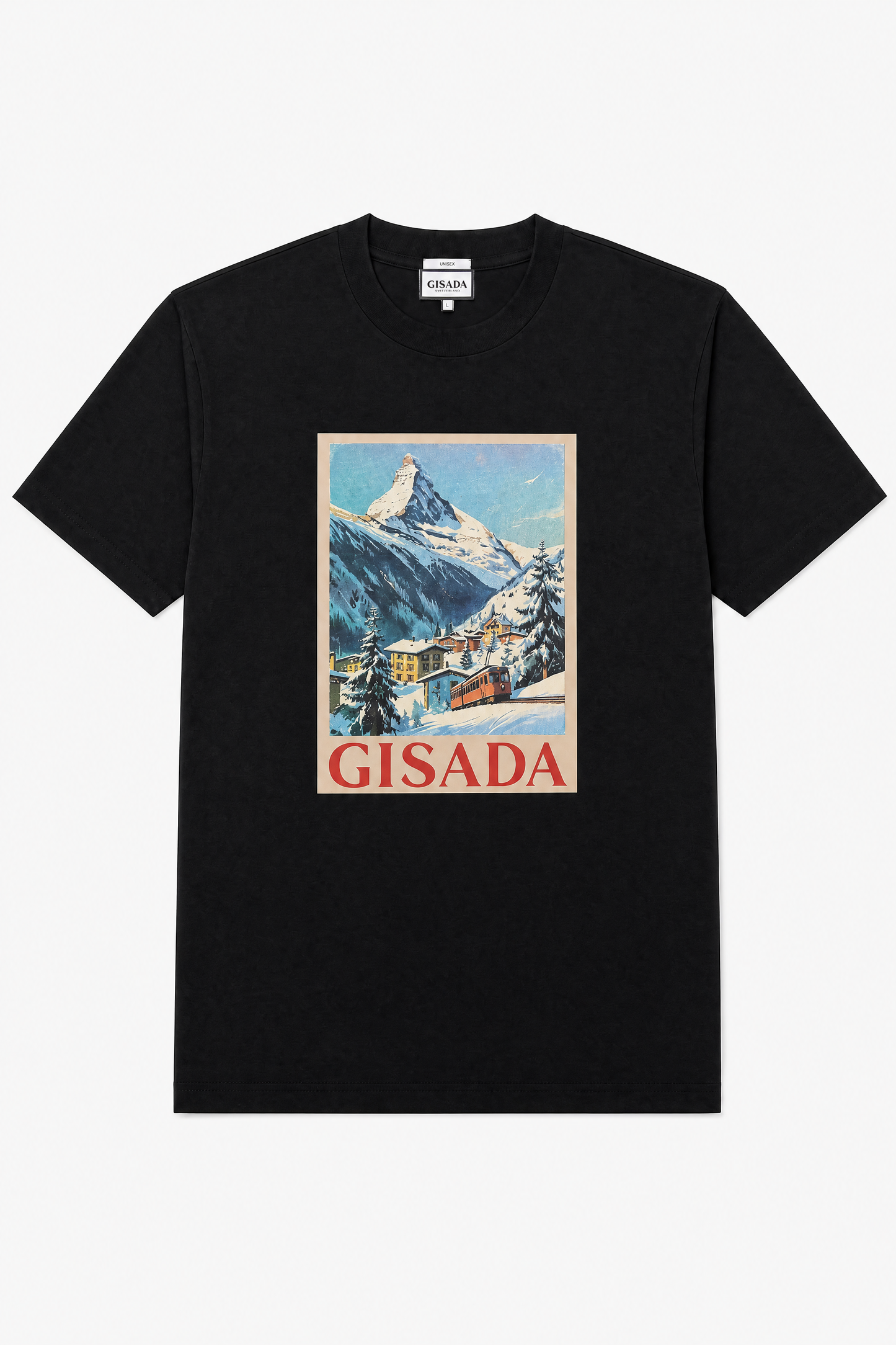 Fine Cotton Jersey Unisex T-Shirt With Print