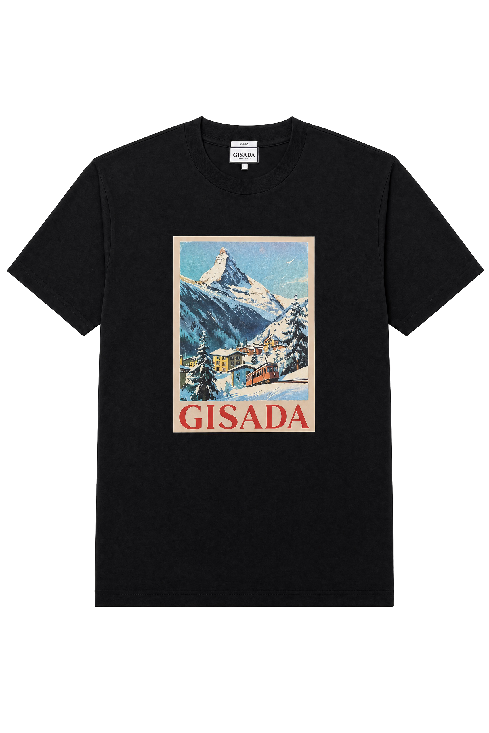 Fine Cotton Jersey Unisex T-Shirt With Print