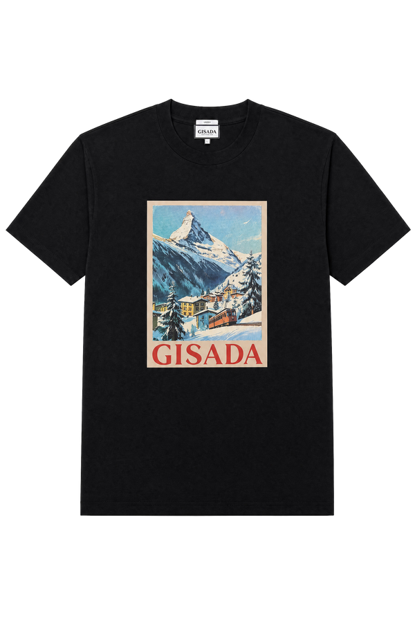 Fine Cotton Jersey Unisex T-Shirt With Print