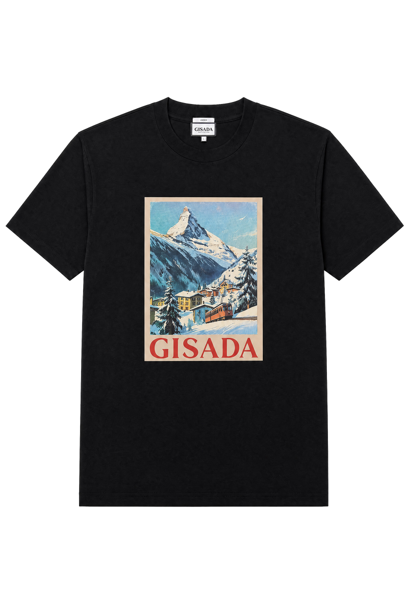 Fine Cotton Jersey Unisex T-Shirt With Print
