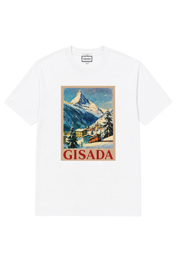 Fine Cotton Jersey Unisex T-Shirt With Print