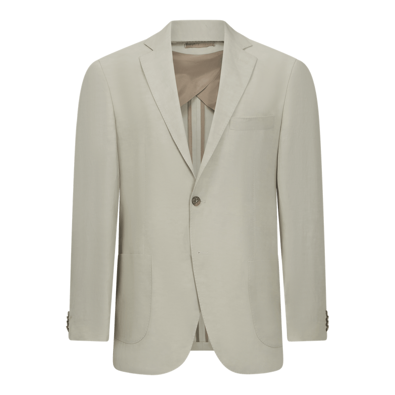 Barcelona Blazer in Luxe Cotton Linen - Gisada.com