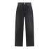 Boyfriend Crop Denim Jeans with Bottom Label - Gisada.com