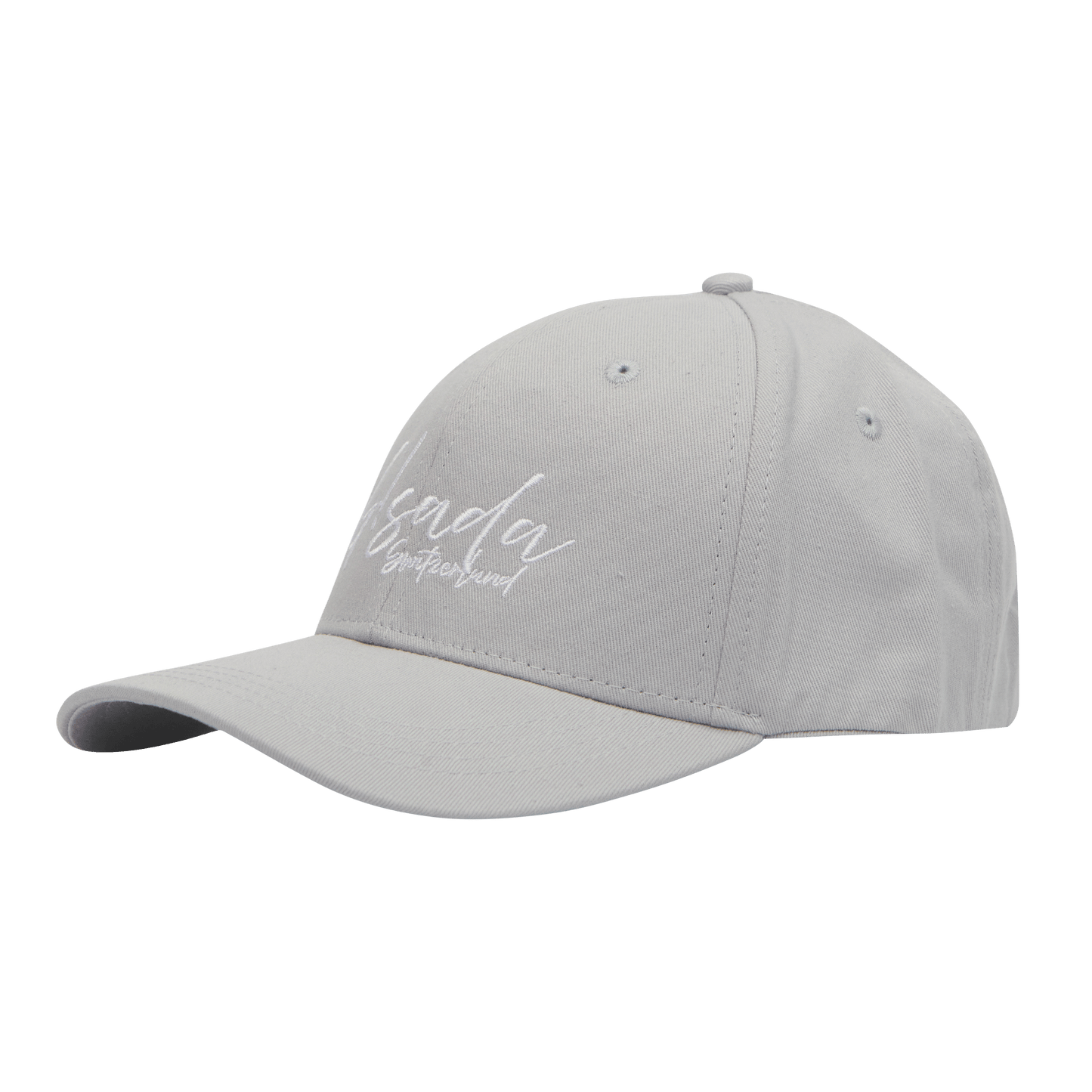 Cotton Twill Baseball Cap 3D Embroidered Italic Gisada - Gisada.com