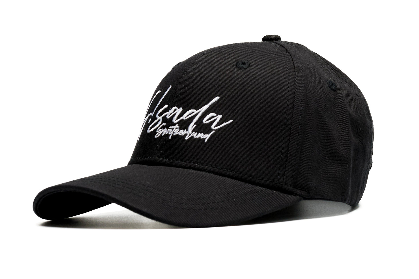 Cotton Twill Baseball Cap 3D Embroidered Italic Gisada - Gisada.com