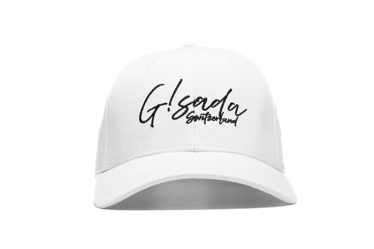 Cotton Twill Baseball Cap 3D Embroidered Italic Gisada - Gisada.com
