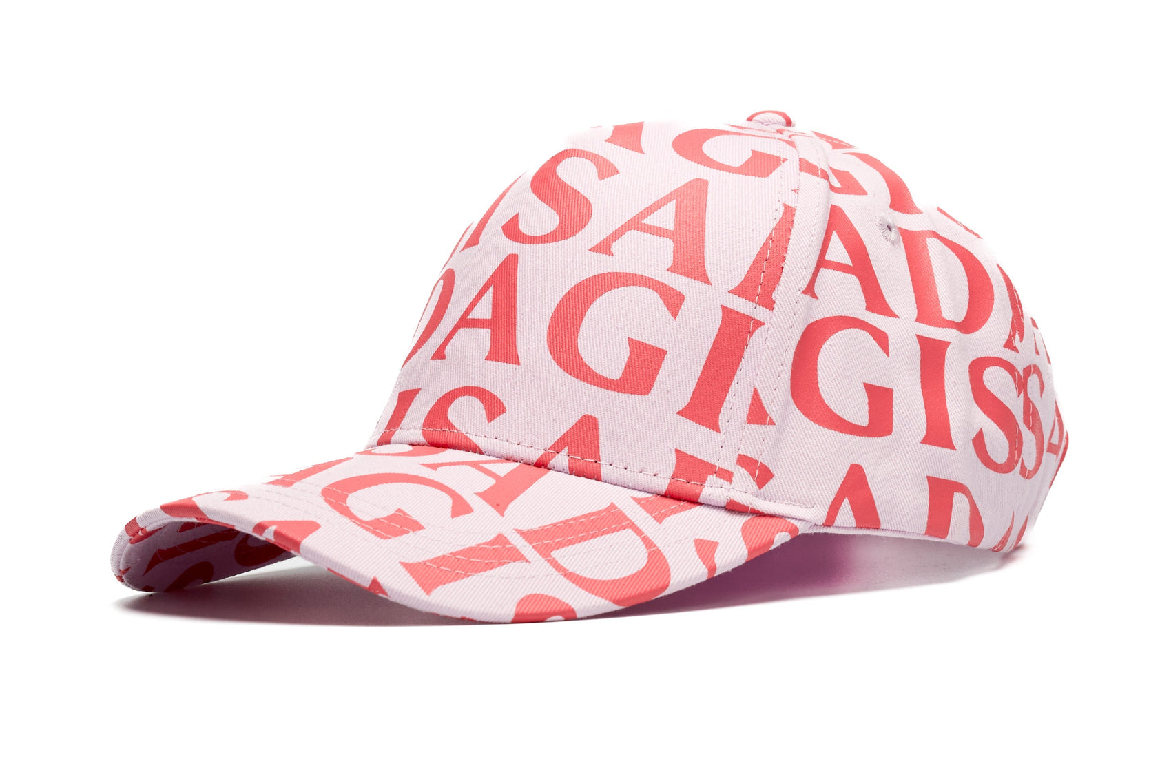 Cotton Twill Baseball Cap Gisada Allover Digital Print - Gisada.com