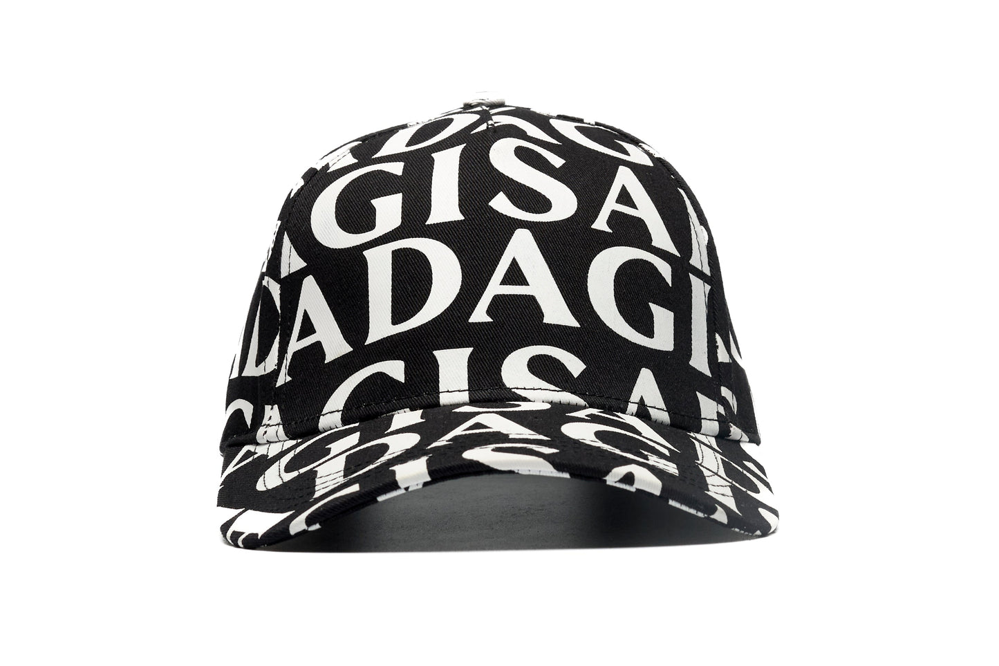 Cotton Twill Baseball Cap Gisada Allover Digital Print - Gisada.com
