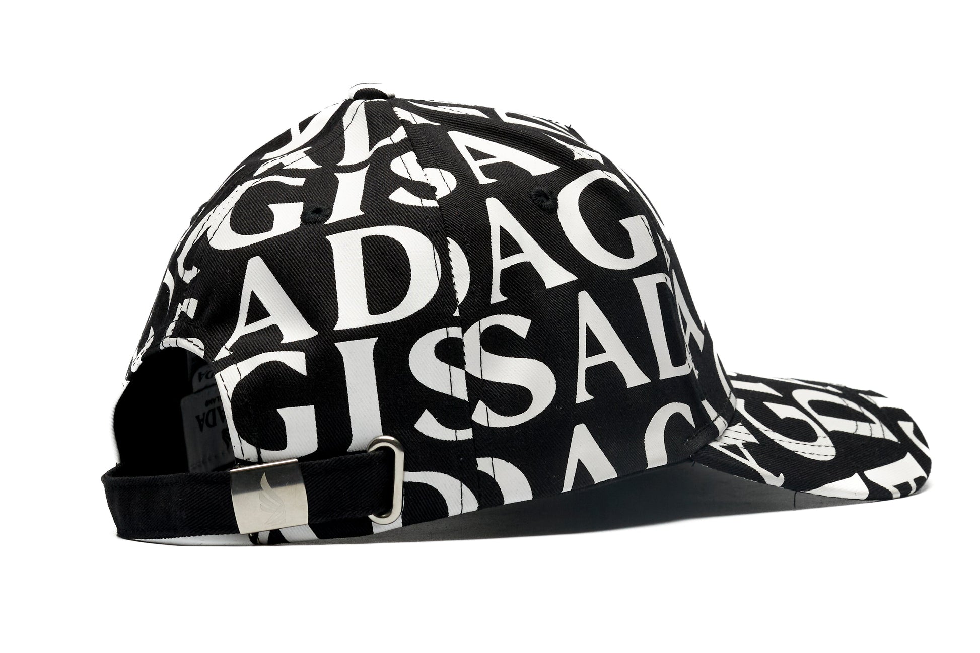 Cotton Twill Baseball Cap Gisada Allover Digital Print - Gisada.com