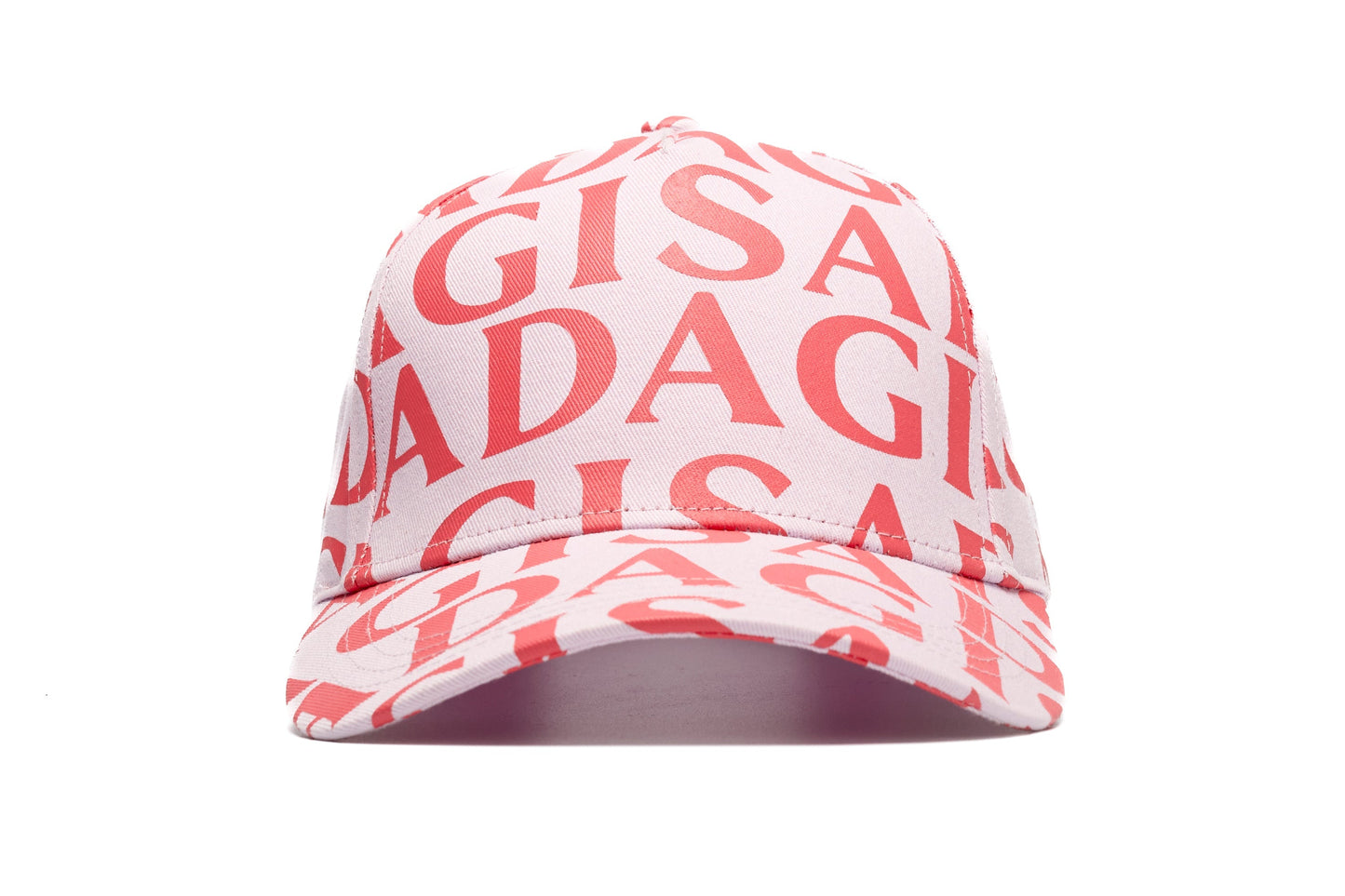 Cotton Twill Baseball Cap Gisada Allover Digital Print - Gisada.com
