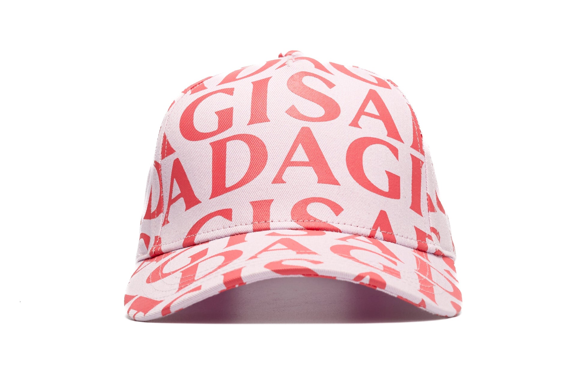 Cotton Twill Baseball Cap Gisada Allover Digital Print - Gisada.com