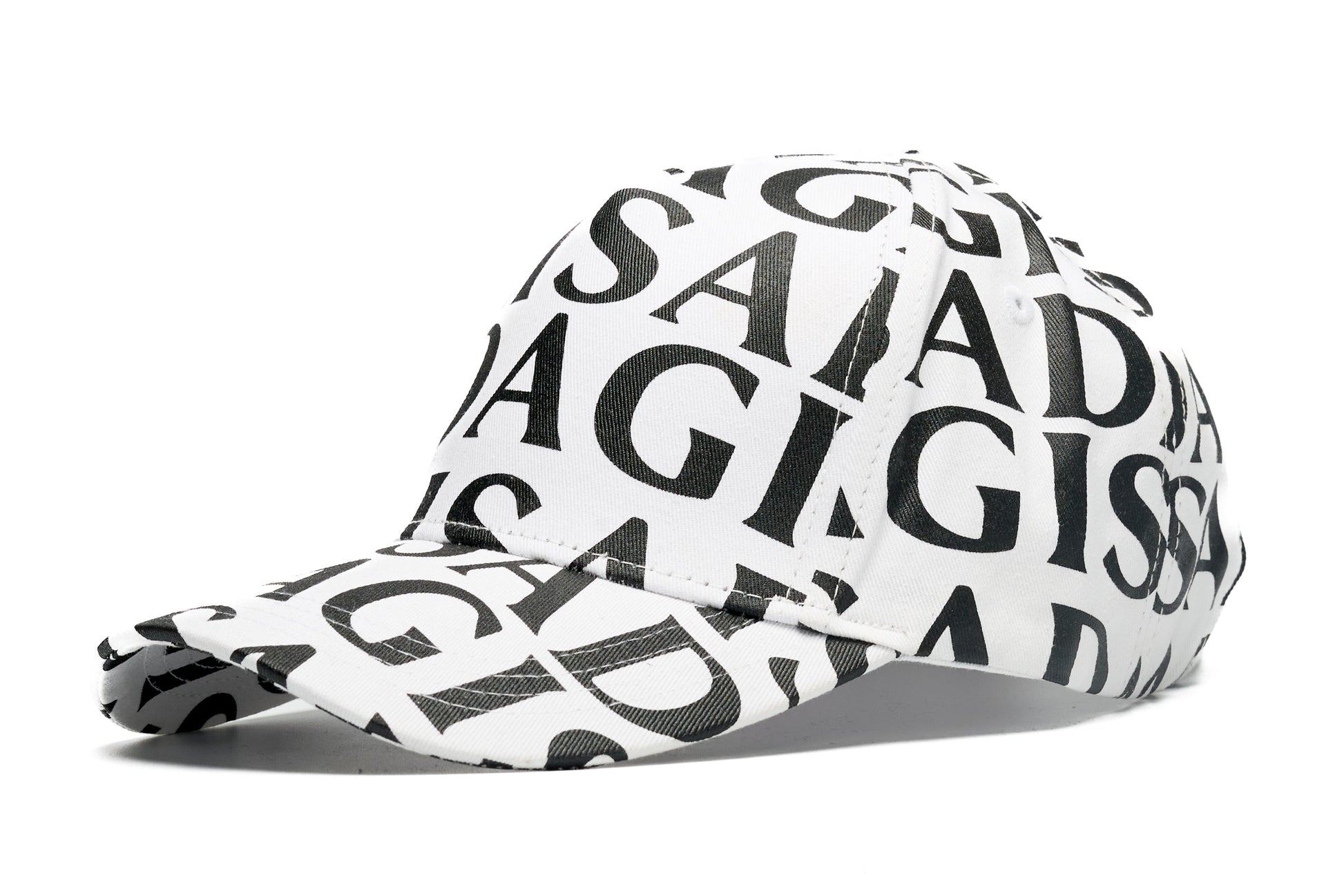 Cotton Twill Baseball Cap Gisada Allover Digital Print - Gisada.com