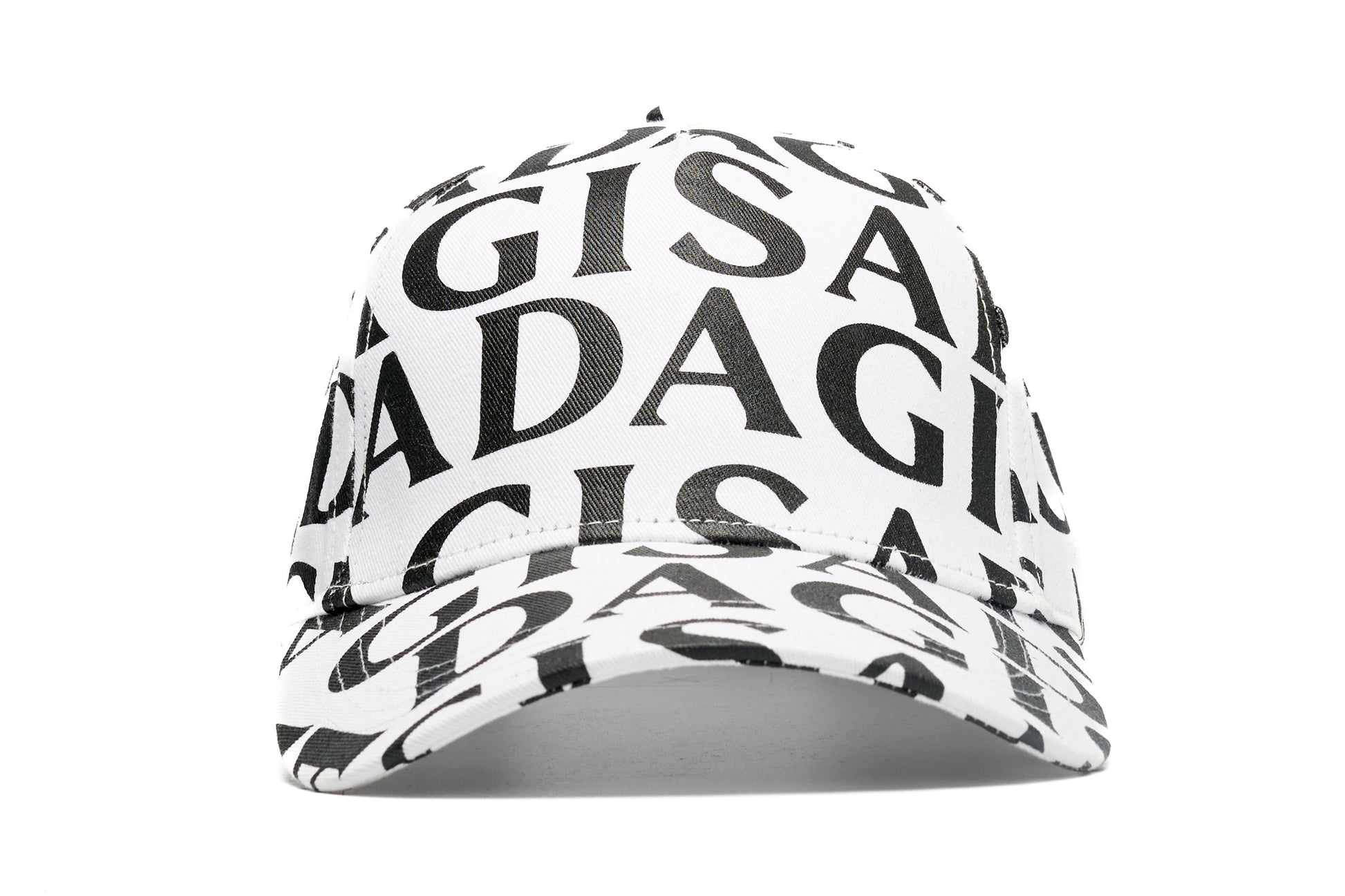 Cotton Twill Baseball Cap Gisada Allover Digital Print - Gisada.com