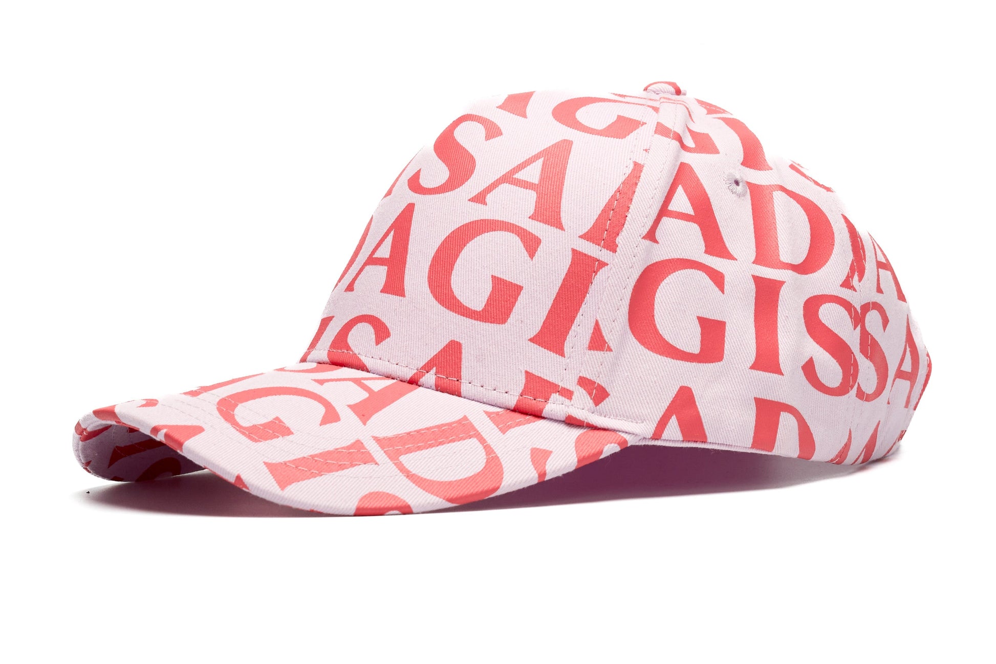 Cotton Twill Baseball Cap Gisada Allover Digital Print - Gisada.com