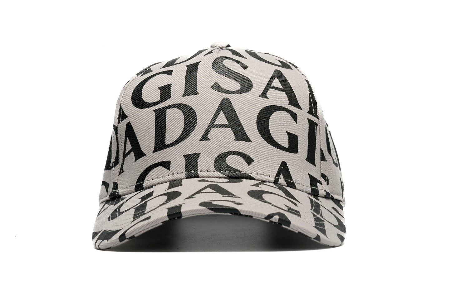 Cotton Twill Baseball Cap Gisada Allover Digital Print - Gisada.com
