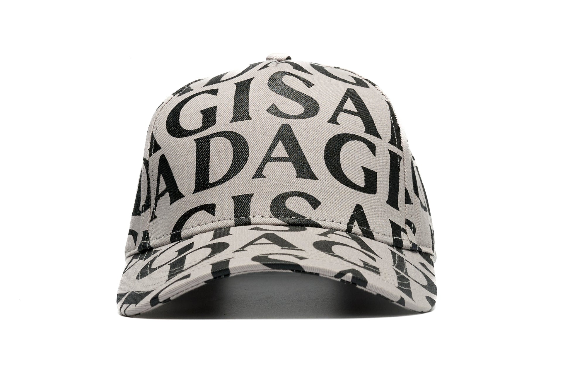 Cotton Twill Baseball Cap Gisada Allover Digital Print - Gisada.com