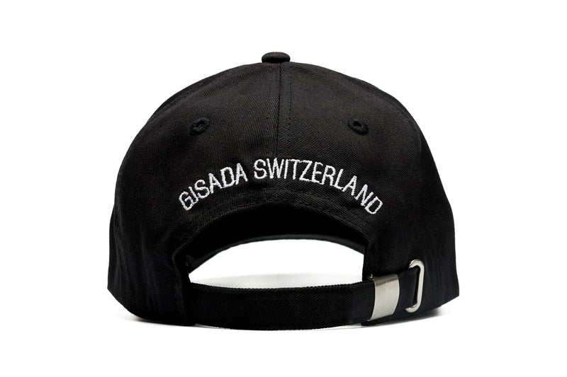 Cotton Twill Baseball Cap Gisada with 3D Embroidered Small Wing - Gisada.com
