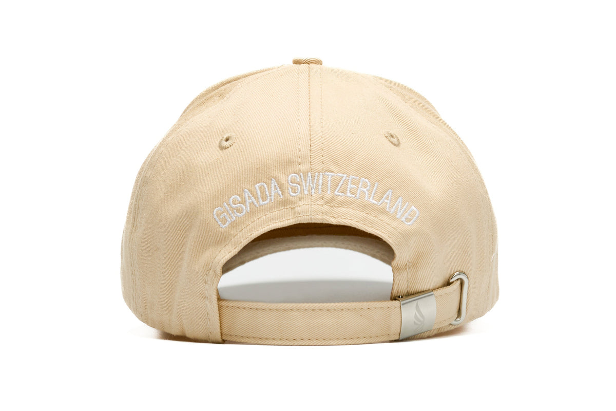 Cotton Twill Baseball Cap Gisada with 3D Embroidered Small Wing