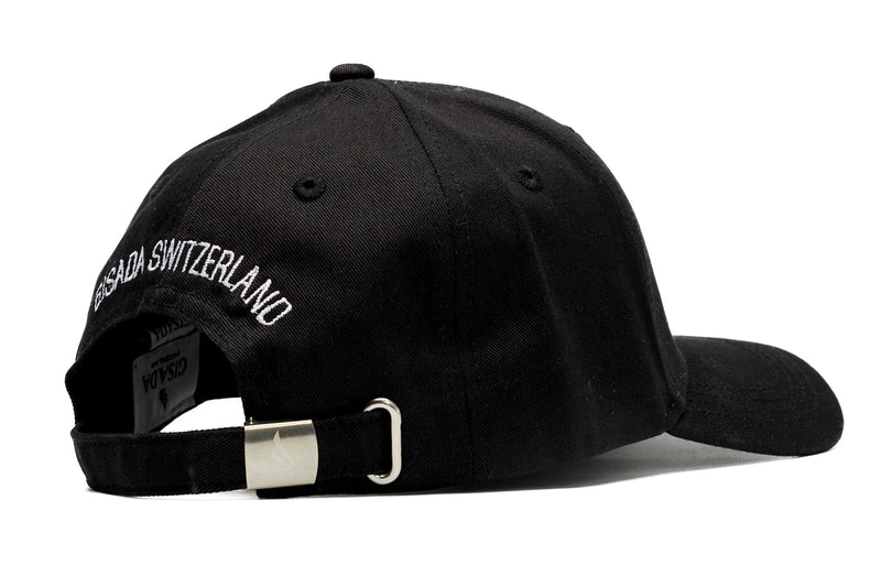 Cotton Twill Baseball Cap Gisada with 3D Embroidered Small Wing - Gisada.com