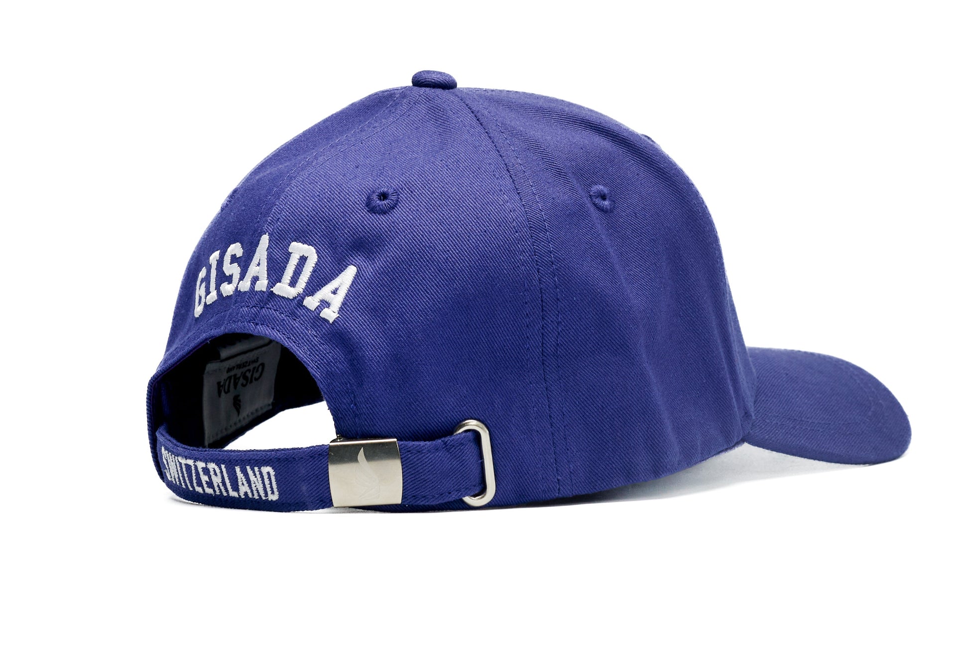 Cotton Twill Baseball Cap with 3D Embroidered "G" and Wing - Gisada.com
