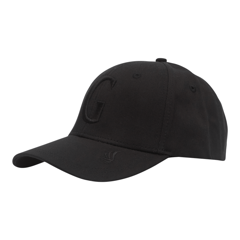 Cotton Twill Baseball Cap with 3D Embroidered "G" and Wing - Gisada.com