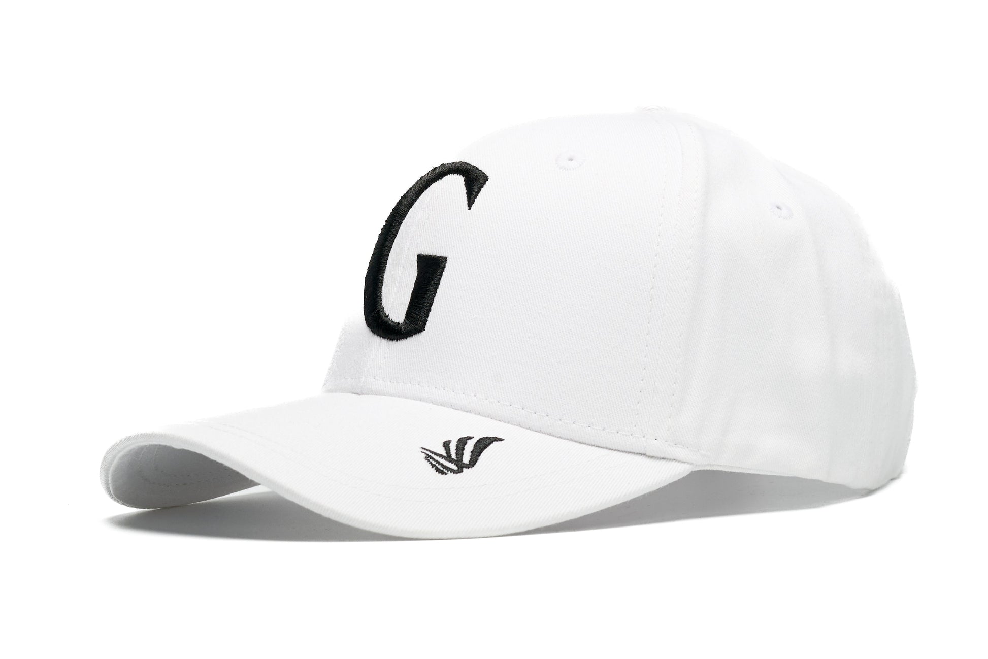 Cotton Twill Baseball Cap with 3D Embroidered "G" and Wing - Gisada.com