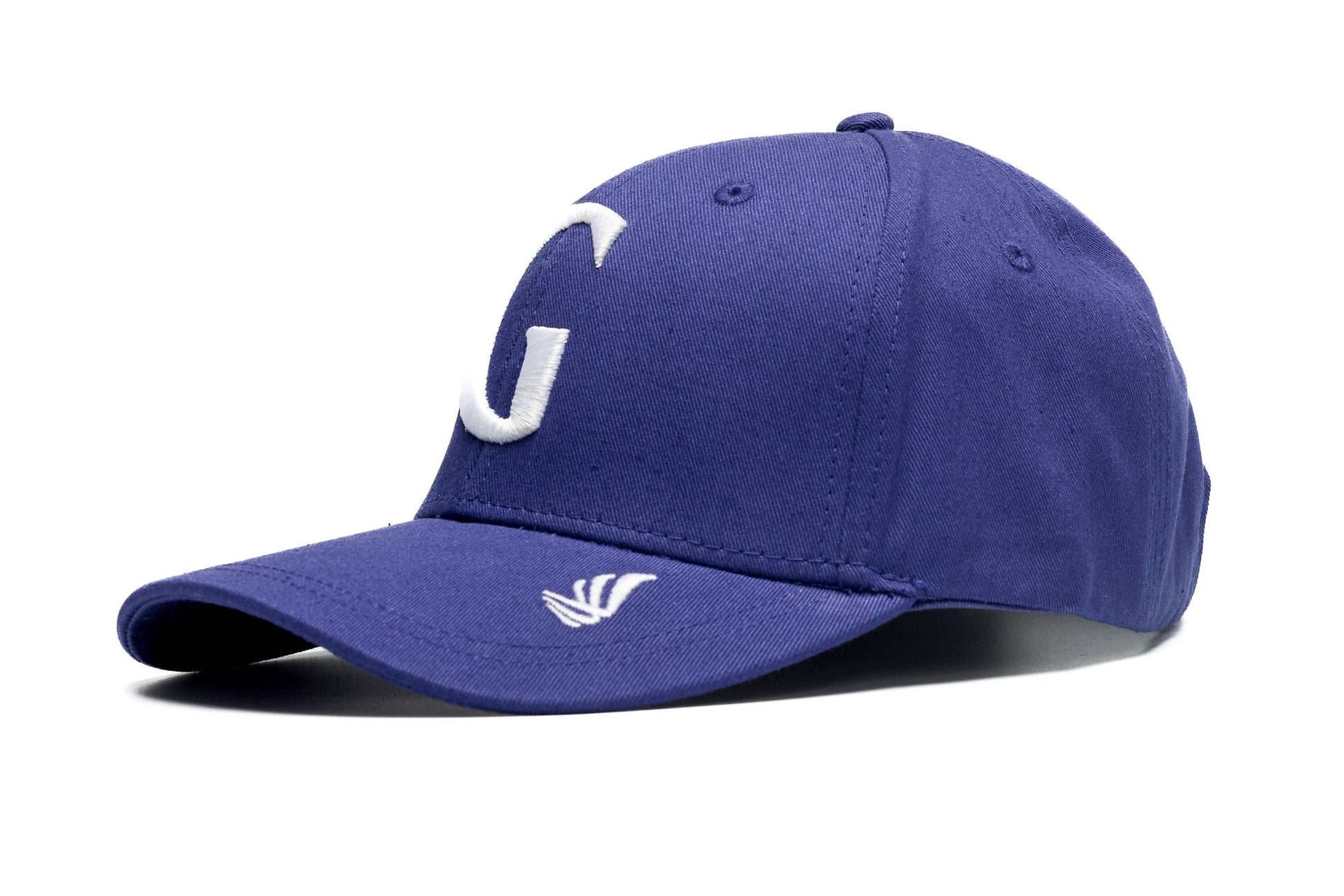 Cotton Twill Baseball Cap with 3D Embroidered "G" and Wing - Gisada.com