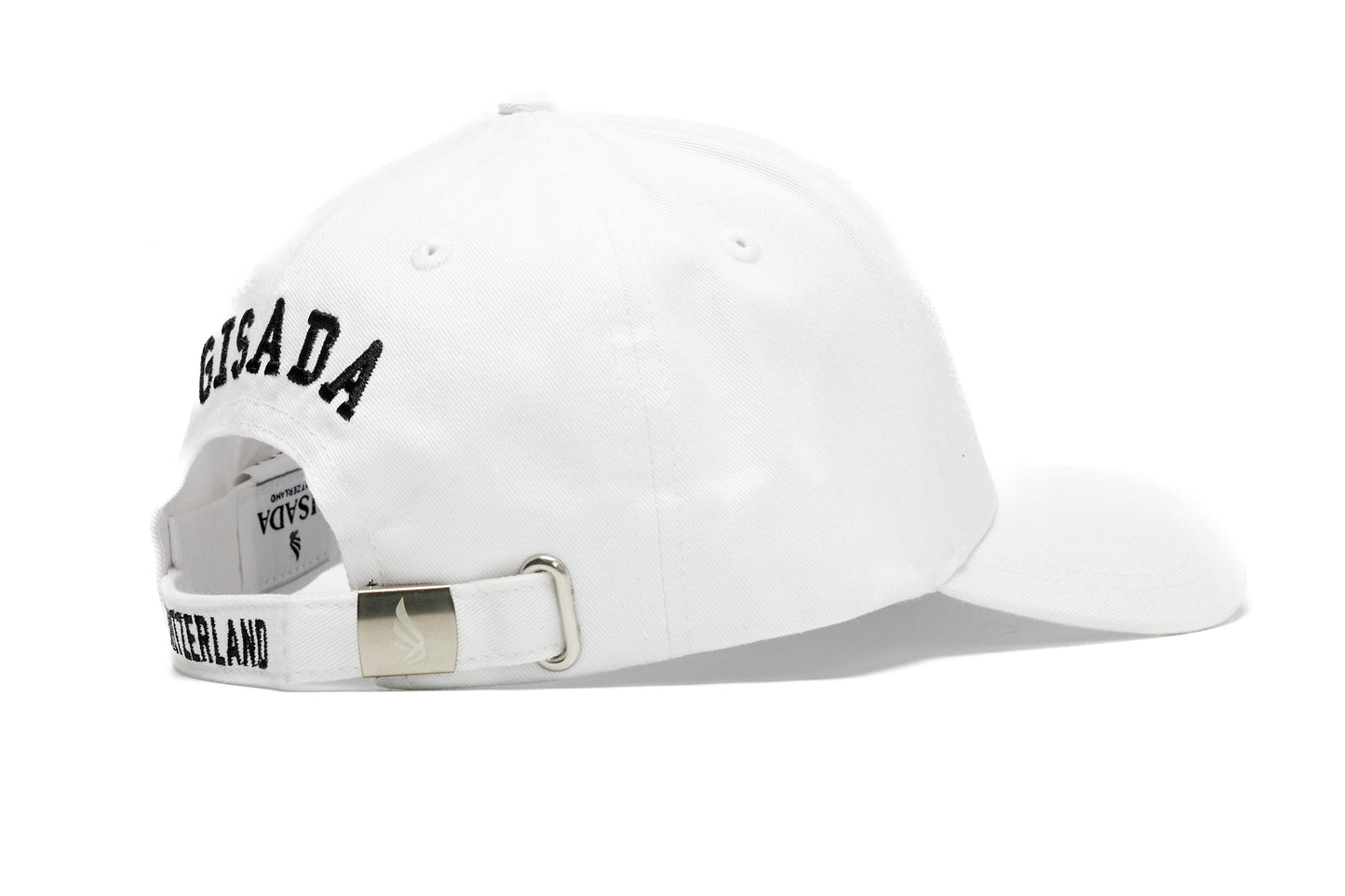 Cotton Twill Baseball Cap with 3D Embroidered "G" and Wing - Gisada.com