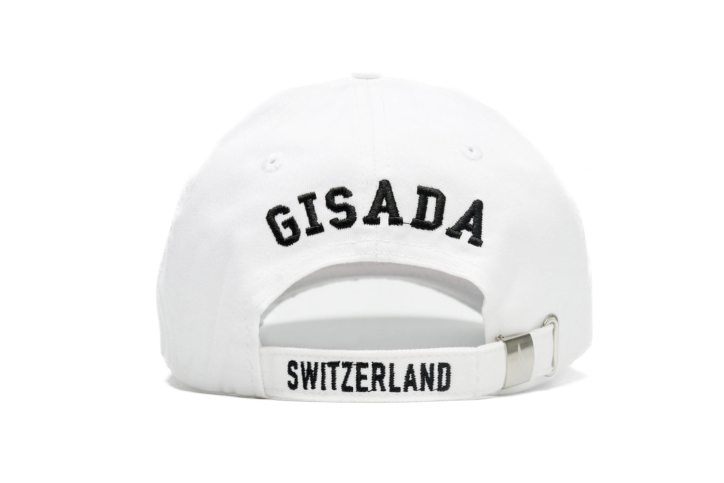 Cotton Twill Baseball Cap with 3D Embroidered "G" and Wing - Gisada.com