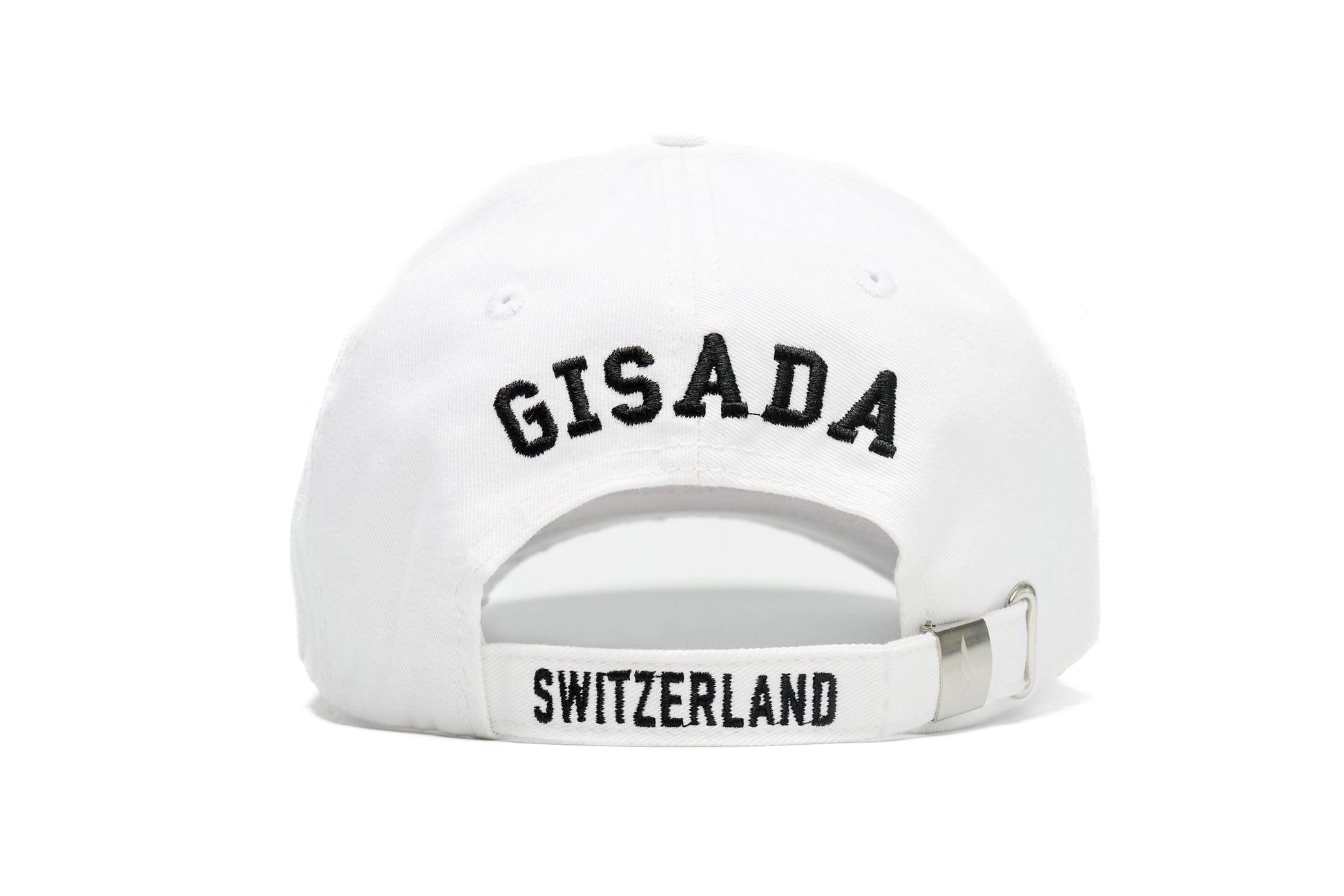 Cotton Twill Baseball Cap with 3D Embroidered "G" and Wing - Gisada.com