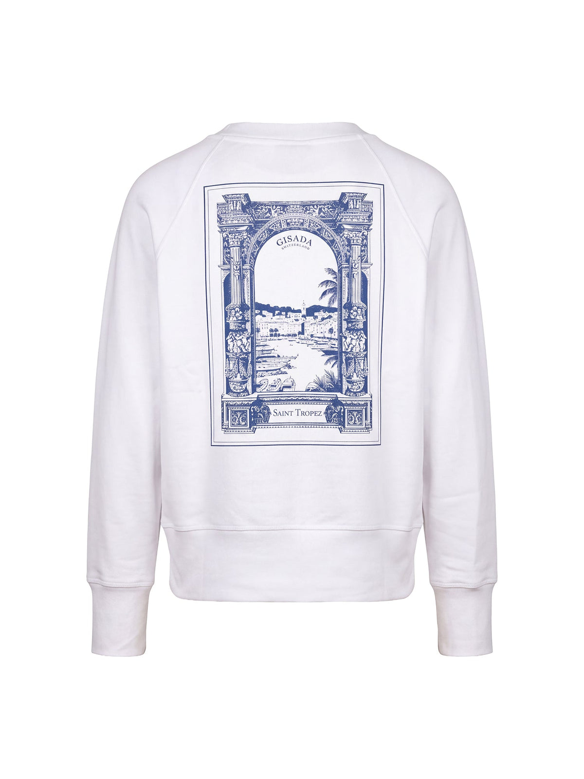 Fine Cotton Jersey Sweatshirt With Embroidery - Gisada.com