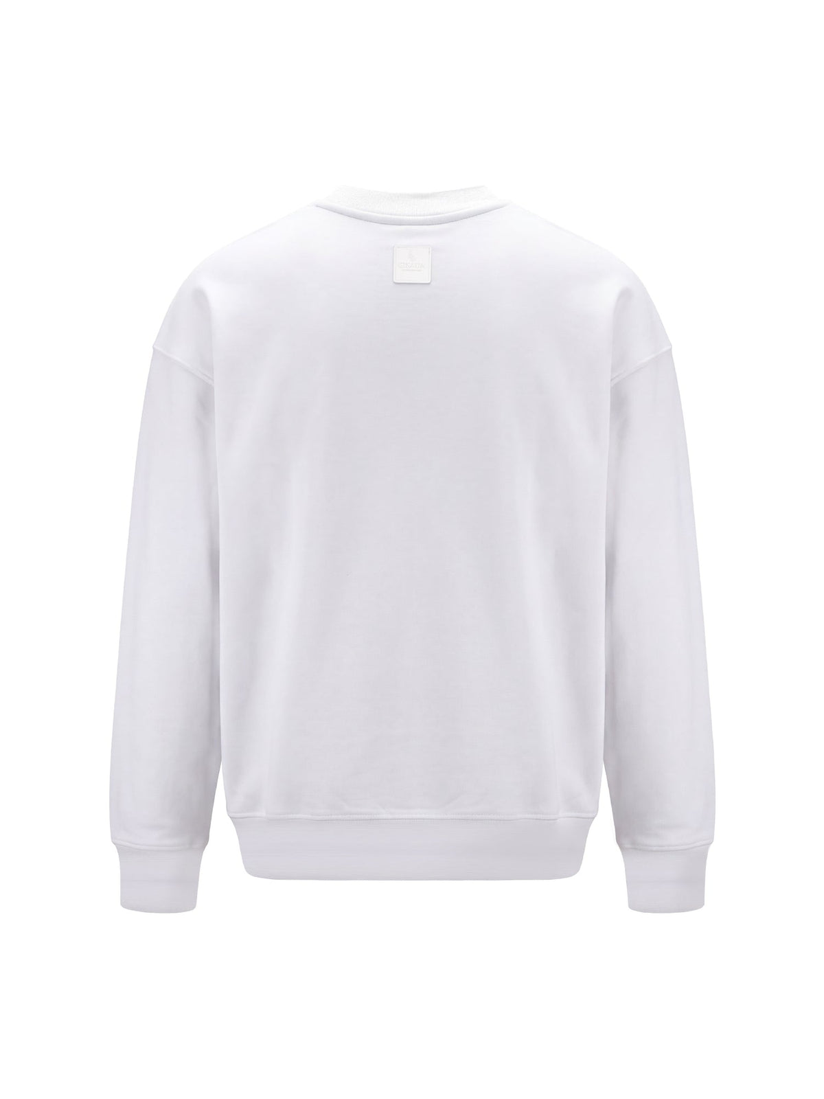 Fine Cotton Jersey Sweatshirt With Print - Gisada.com