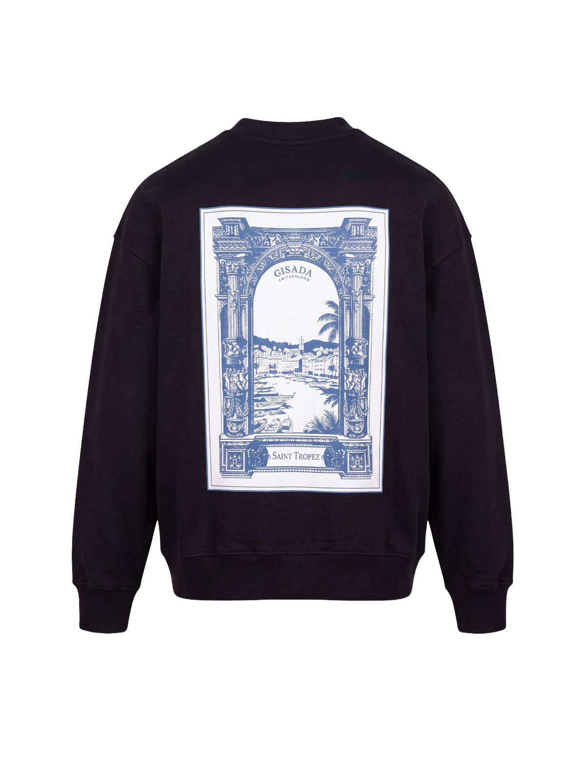 Fine Cotton Jersey Sweatshirt With Print - Gisada.com
