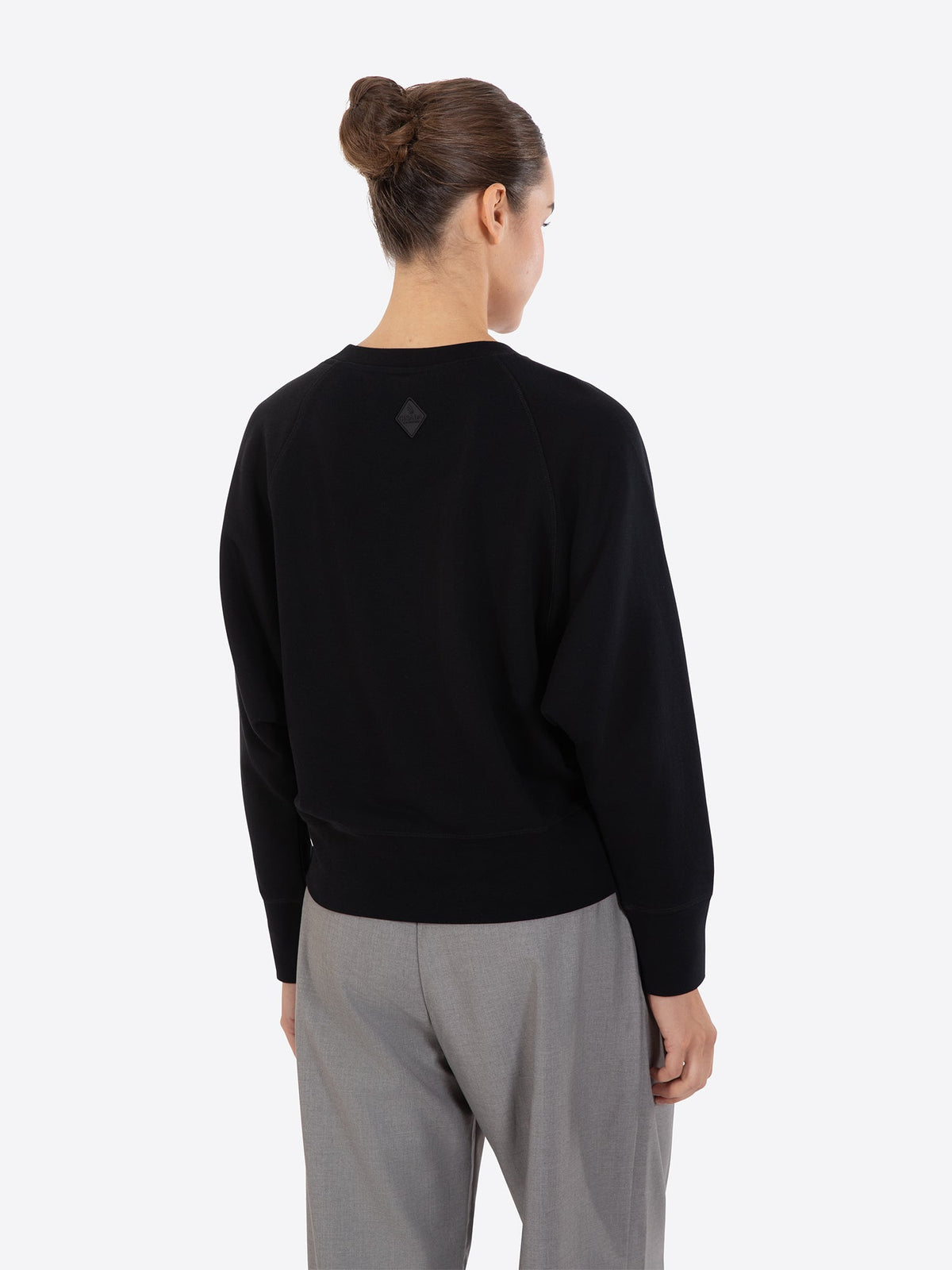 Fine Cotton Jersey Sweatshirt With Print - Gisada.com