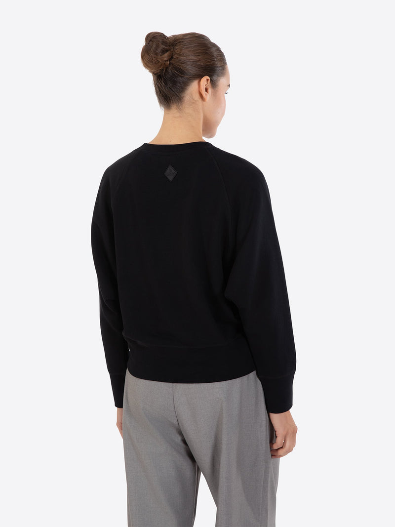 Fine Cotton Jersey Sweatshirt With Print - Gisada.com
