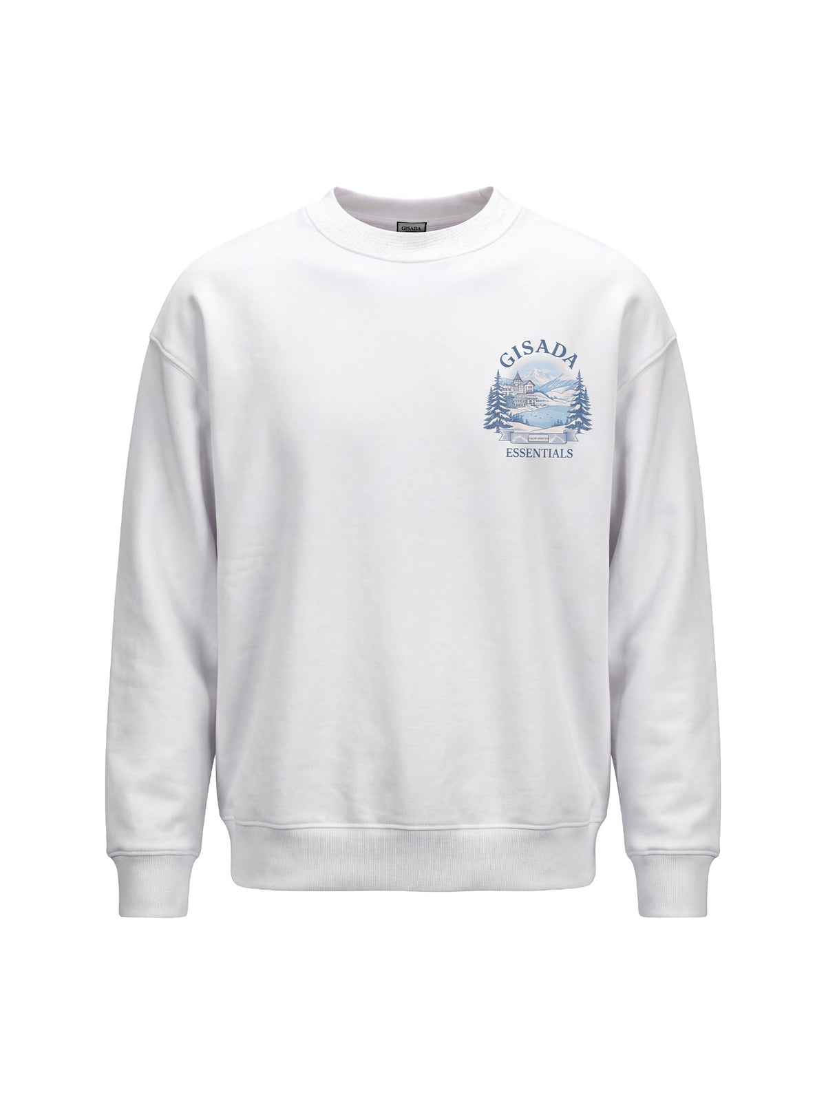 Fine Cotton Jersey Sweatshirt With Print - Gisada.com