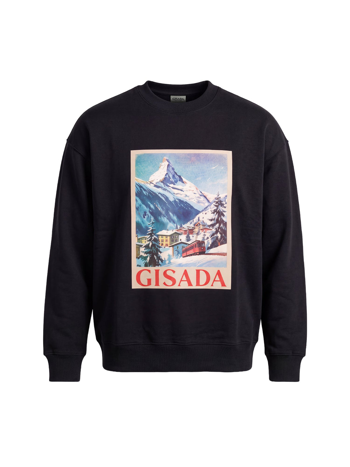 Fine Cotton Jersey Sweatshirt With Print - Gisada.com
