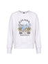 Fine Cotton Jersey Sweatshirt With Print - Gisada.com