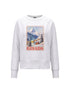 Fine Cotton Jersey Sweatshirt With Print - Gisada.com