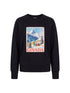 Fine Cotton Jersey Sweatshirt With Print - Gisada.com