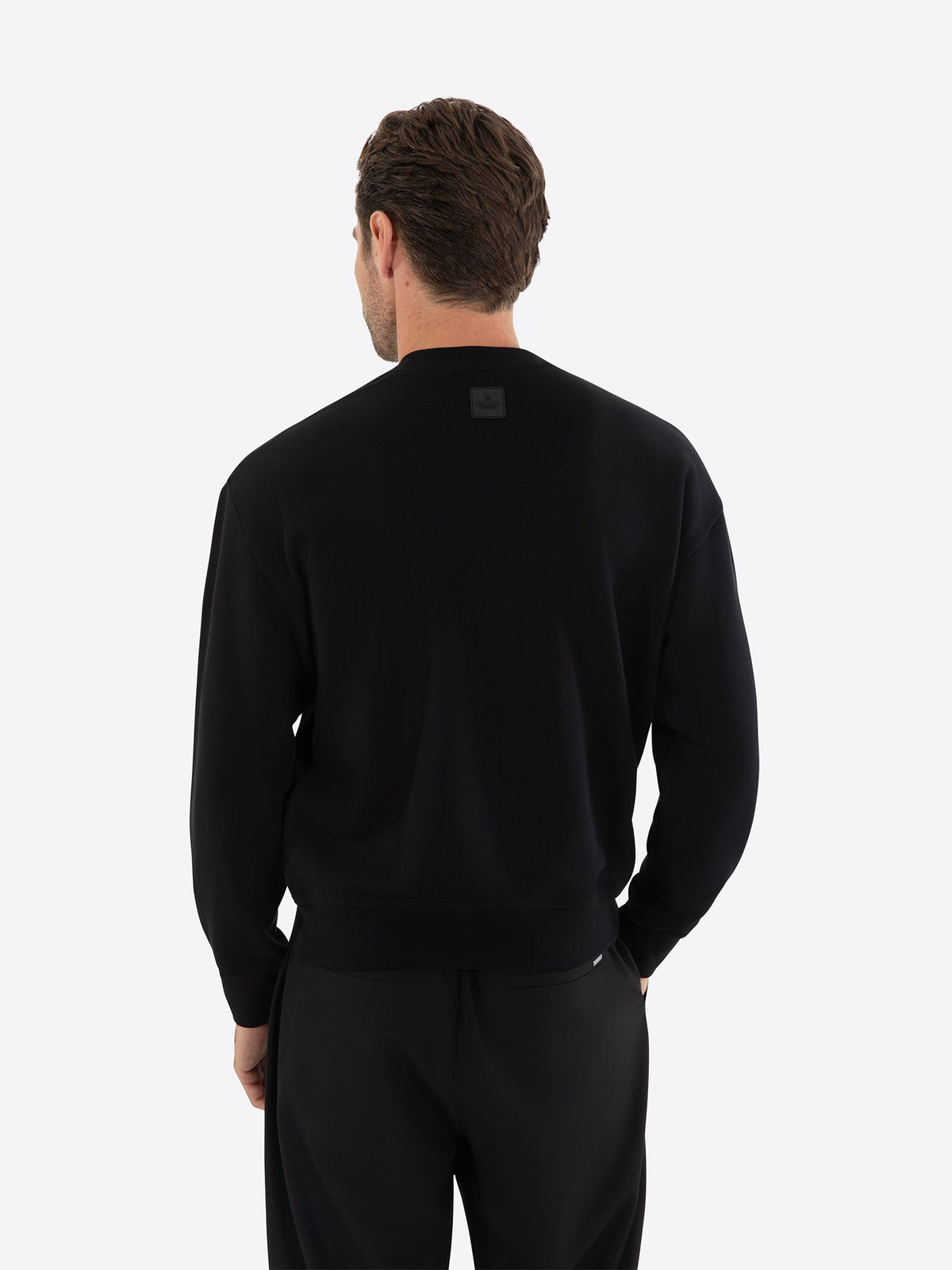 Fine Cotton Jersey Sweatshirt With Print - Gisada.com