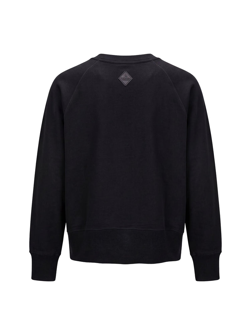 Fine Cotton Jersey Sweatshirt With Print