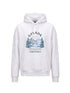 Fine Cotton Jersey Unisex Hoodie With Print - Gisada.com