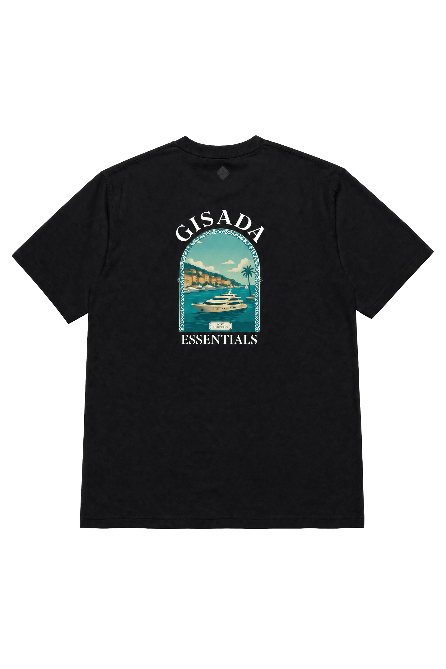 Fine Cotton Jersey Unisex T-Shirt With Print - Gisada.com