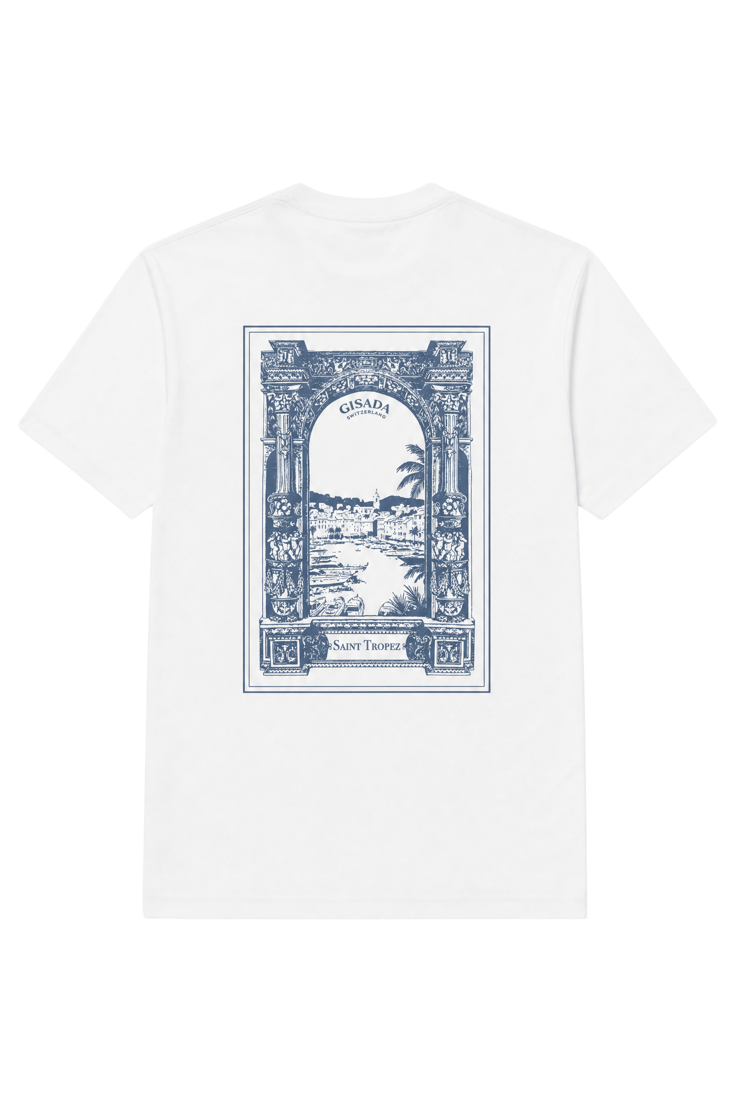 Fine Cotton Jersey Unisex T-Shirt With Print - Gisada.com