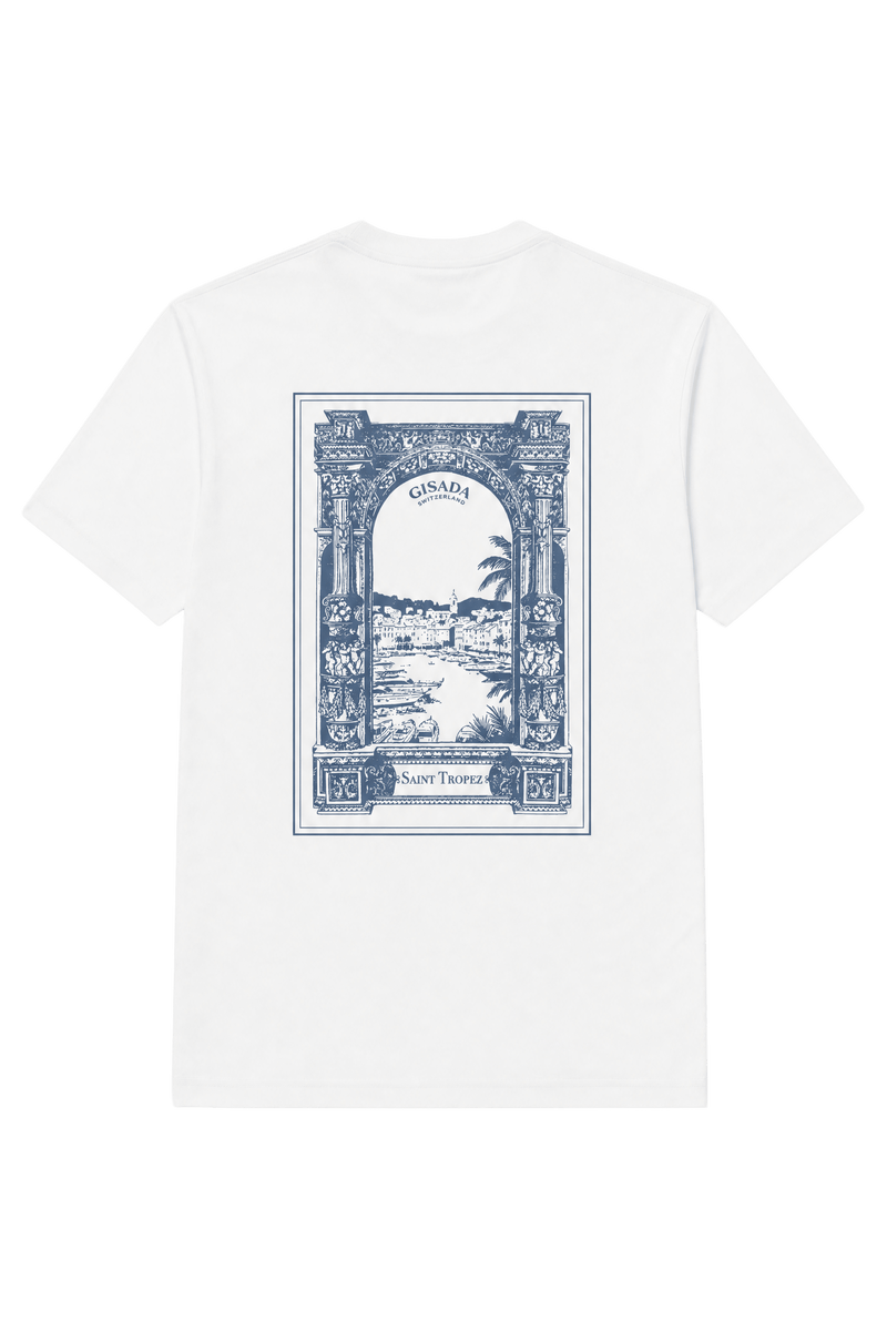 Fine Cotton Jersey Unisex T-Shirt With Print