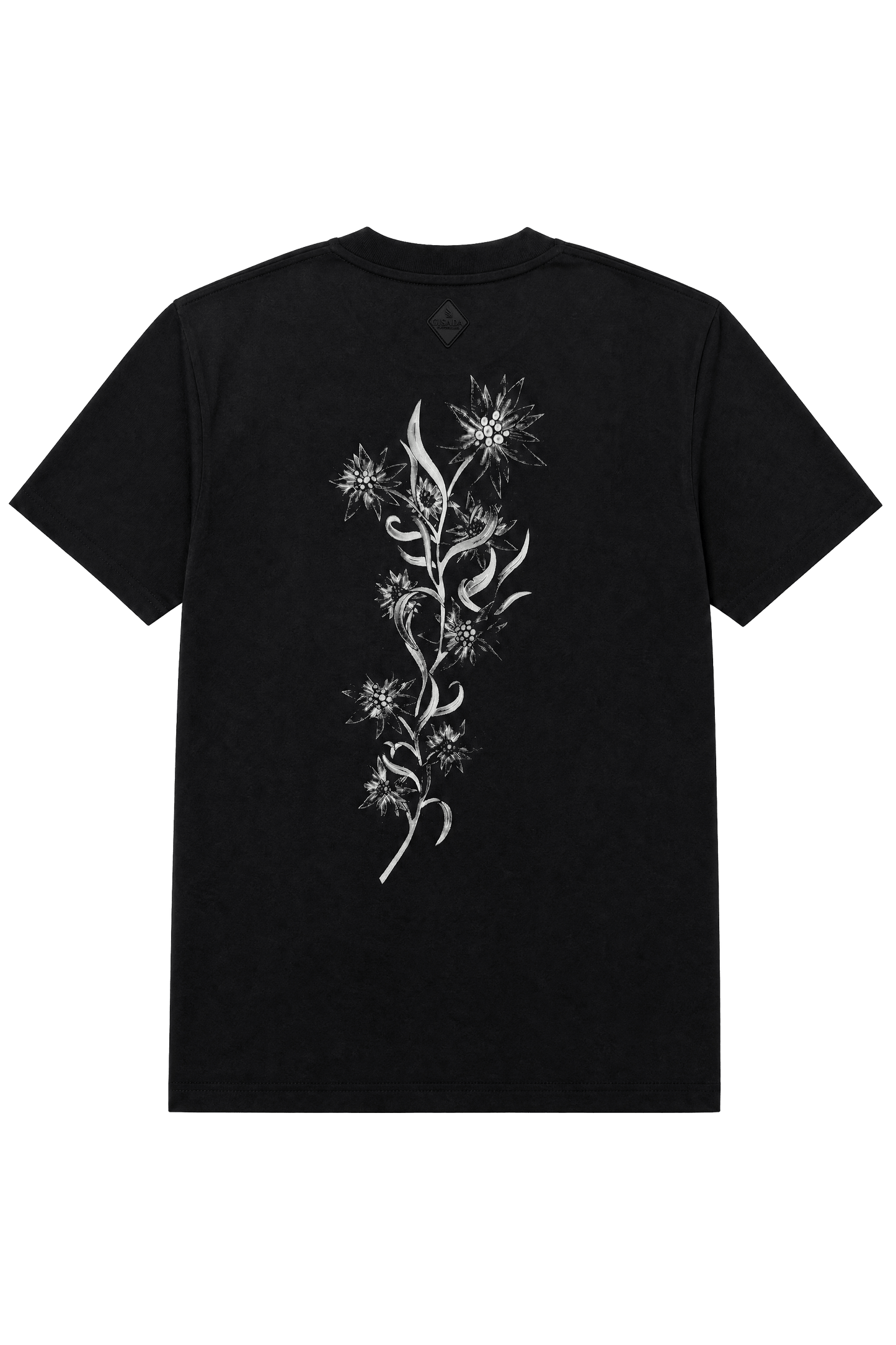 Fine Cotton Jersey Unisex T-Shirt With Print - Gisada.com
