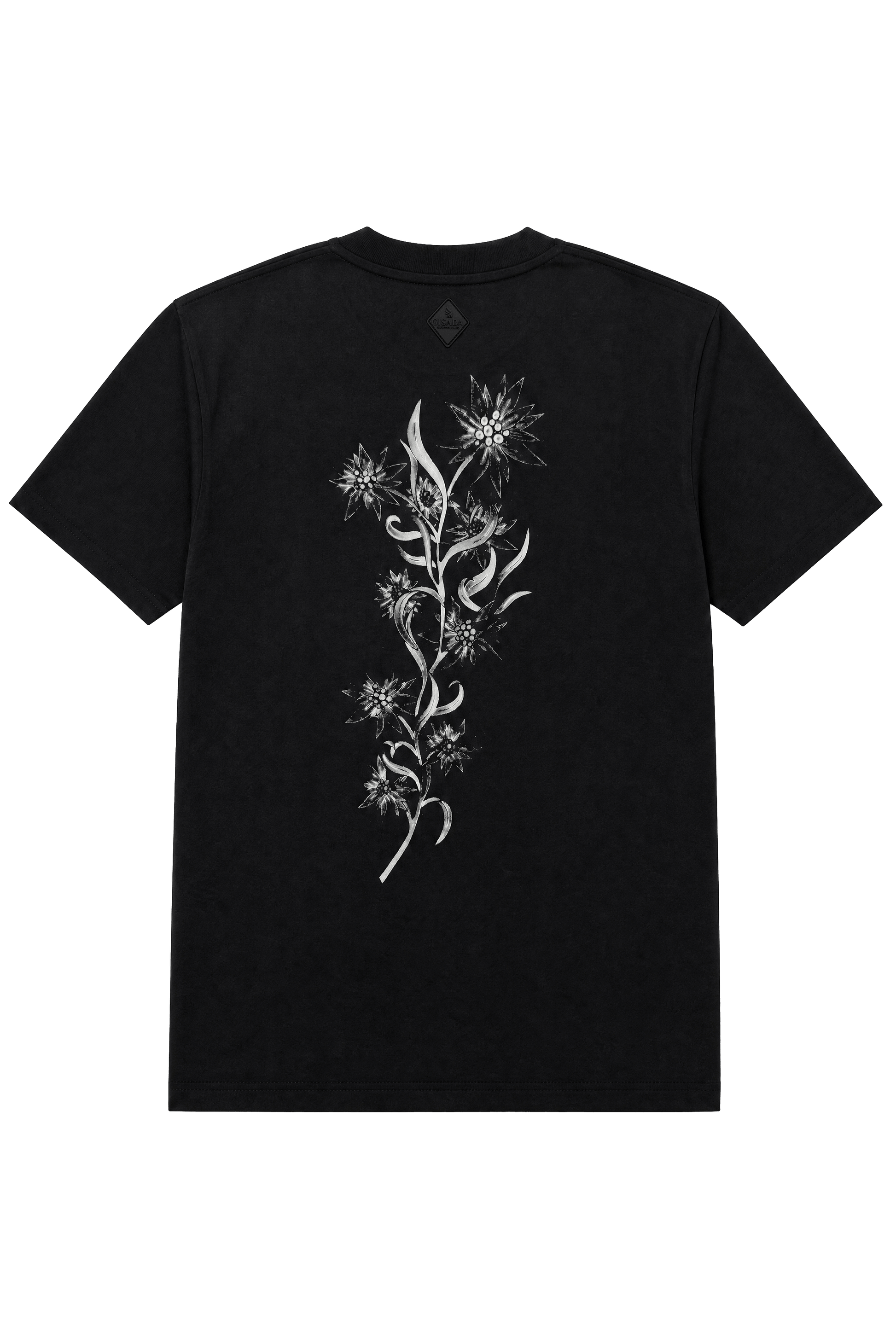 Fine Cotton Jersey Unisex T-Shirt With Print - Gisada.com