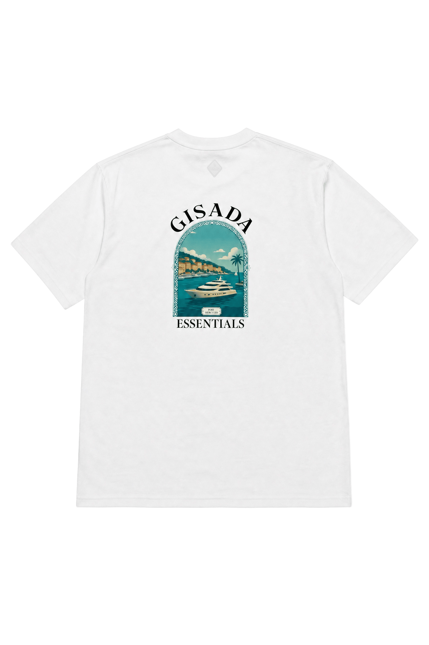 Fine Cotton Jersey Unisex T-Shirt With Print - Gisada.com